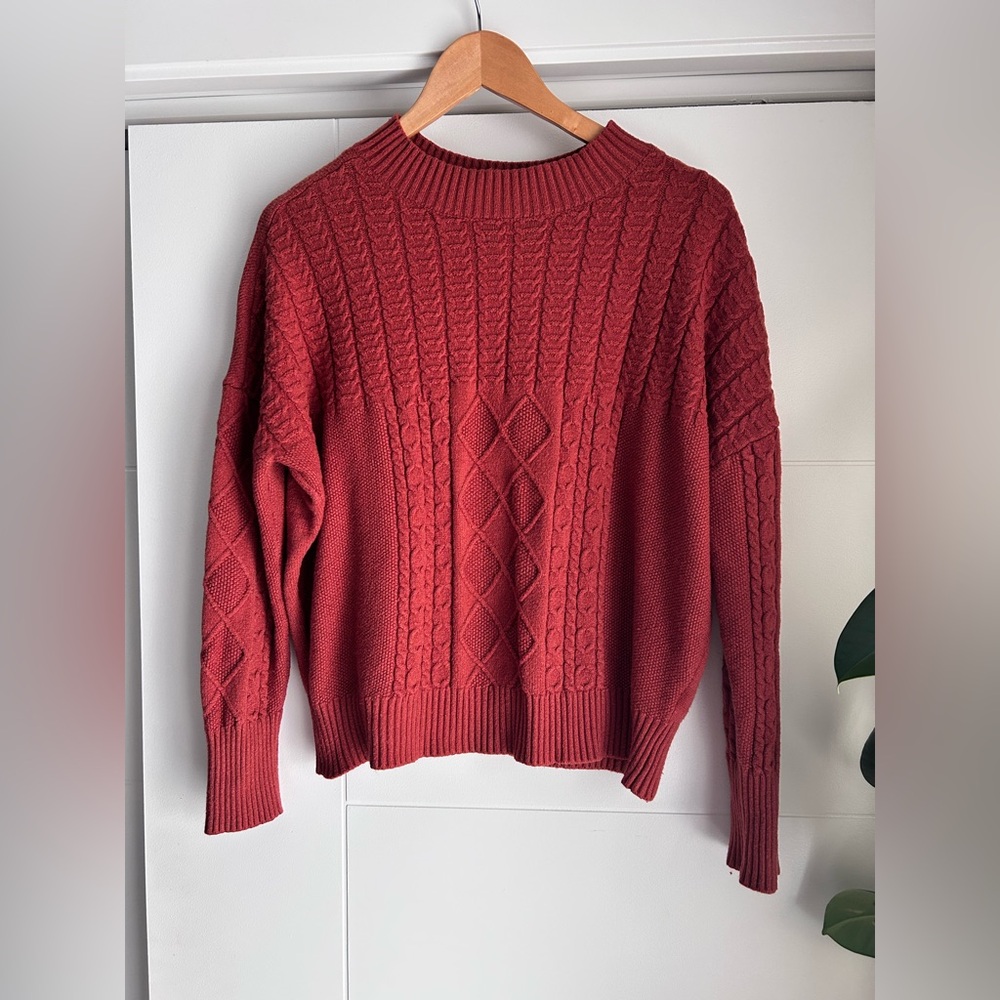Mexx Deep Rust Knit Pullover - Picture 2 of 7